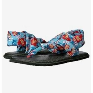 Girls Sanuk Yoga Sling Slides Flip Flops